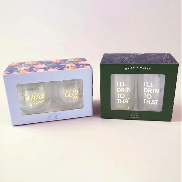 Target Dining New Set Of 4 Funny Glassware 2ct Wine Glasses And 2ct